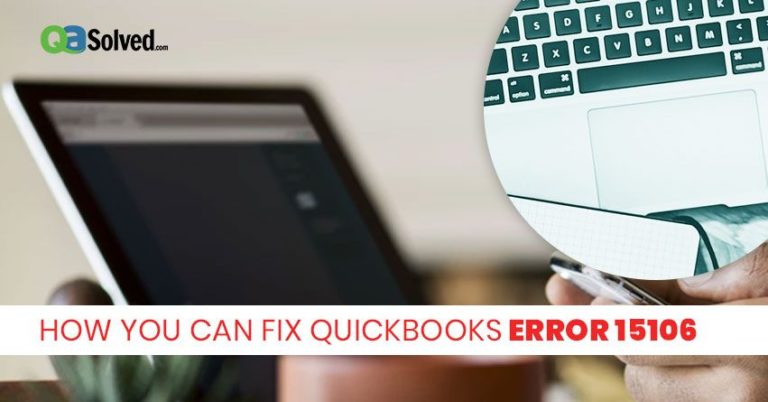 quickbooks error 15106