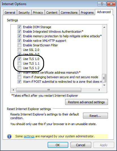 Reset Internet Explorer Settings Reset Internet Explorer Settings