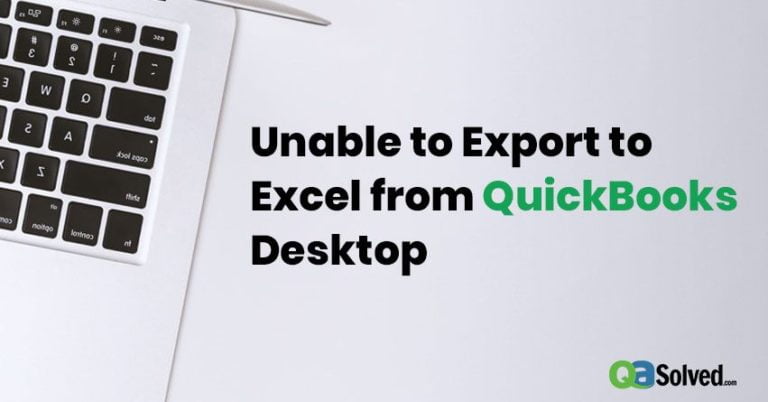quickbooks won't export to excel