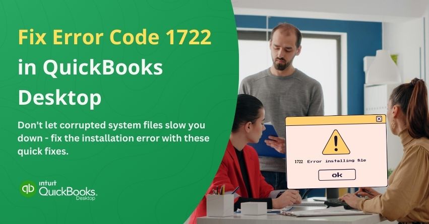 Resolve QuickBooks Error 1722