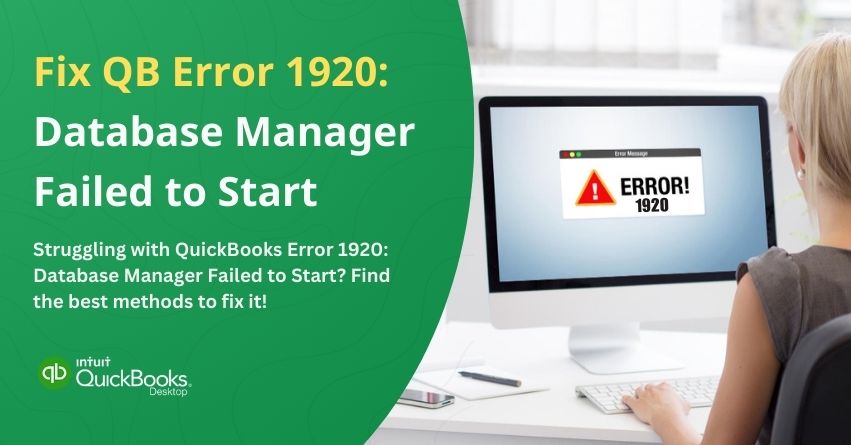 QuickBooks Error 1920