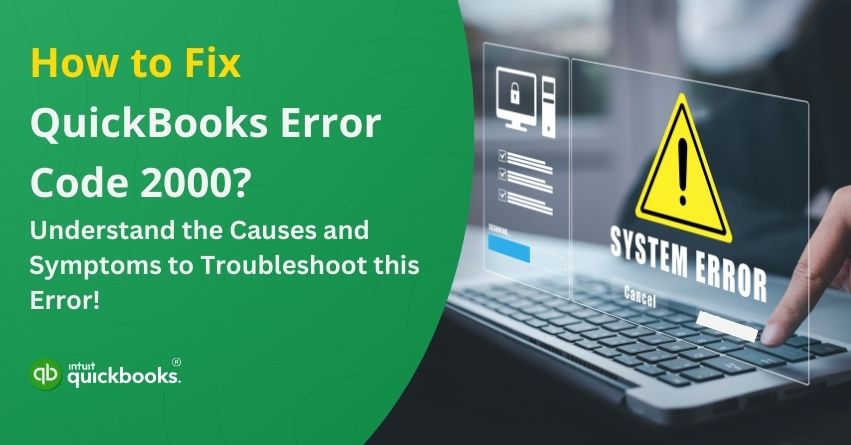QuickBooks Error 2000