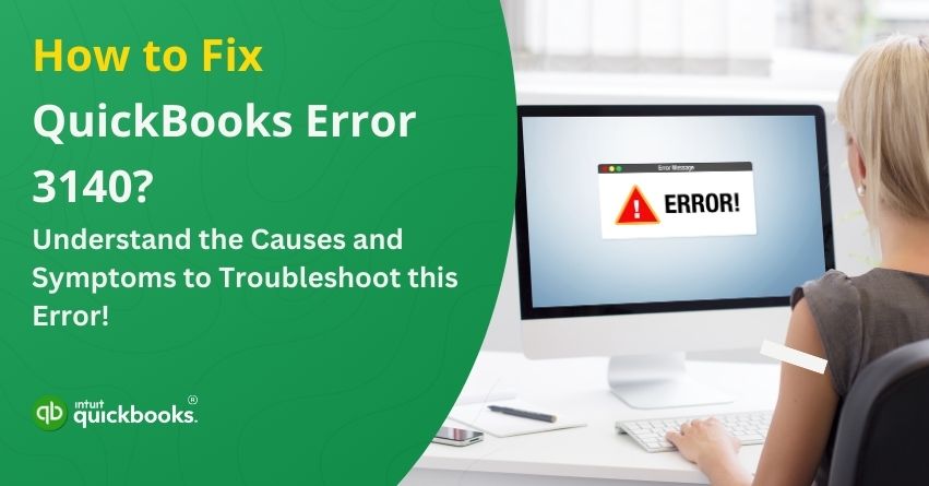QuickBooks Error 3140