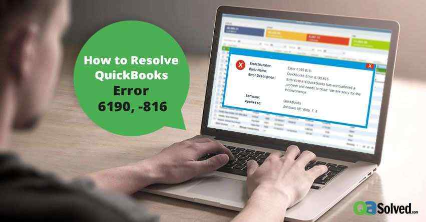 quickbooks error 6190 and 816