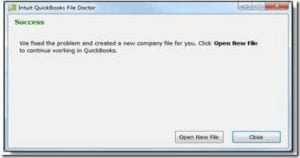 quickbooks file doctor fix the issue