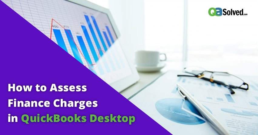 quickbooks finance charge