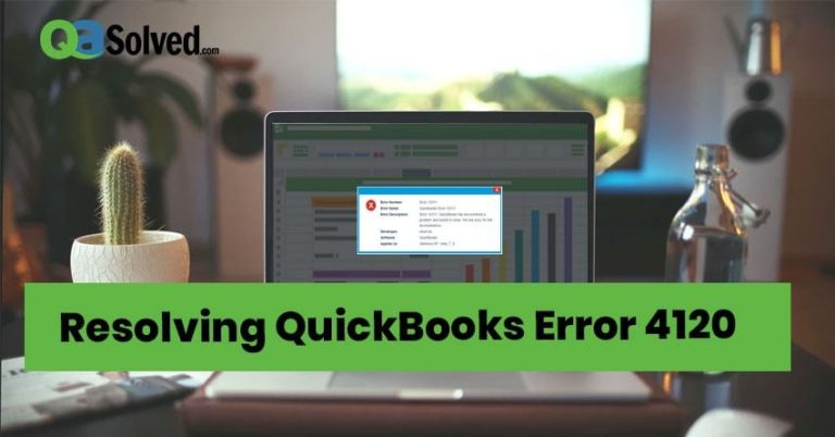 quickbooks error 4120