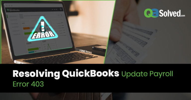 QuickBooks Update Payroll Error 403