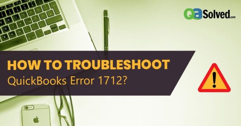 QuickBooks Error Code 1712