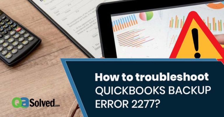 quickbooks backup error 2277