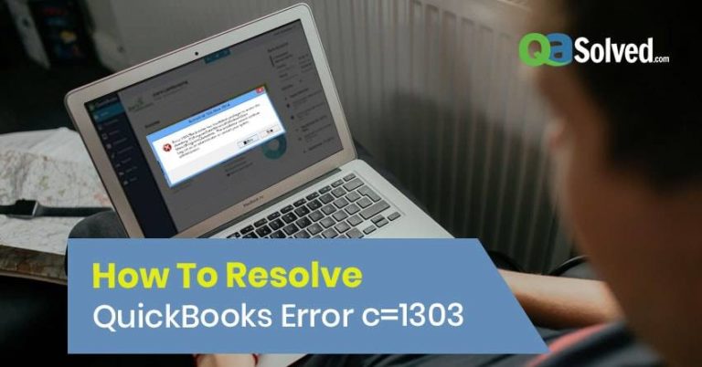 quickbooks error 1303