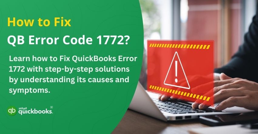 QuickBooks Error 1772