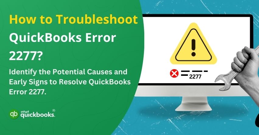 QuickBooks Error 2277