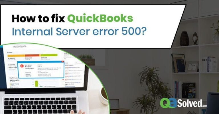 quickbooks error 500
