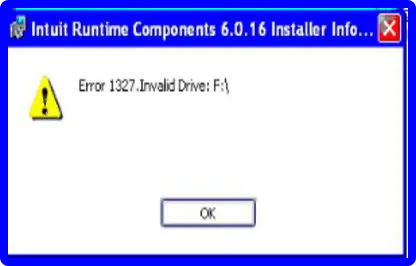 QuickBooks Error C=1327