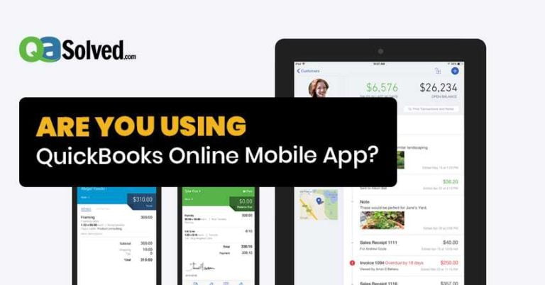 Quickbooks Online Mobile App