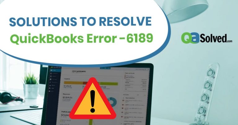 quickbooks error -6189 816