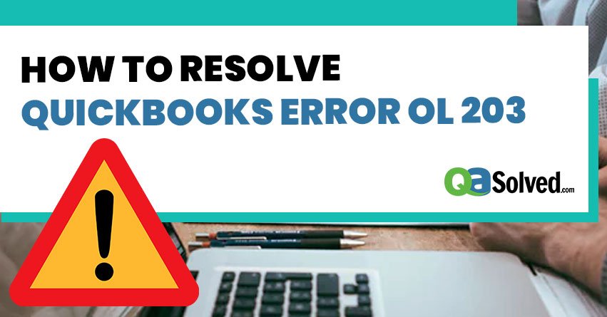 quickbooks error ol 203