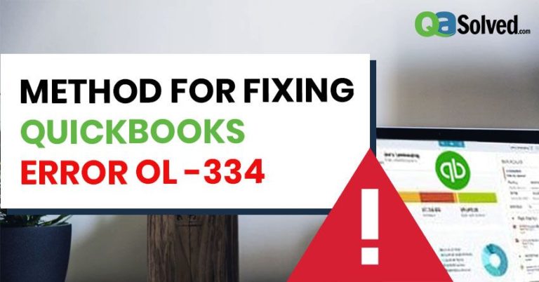 quickbooks error ol -334