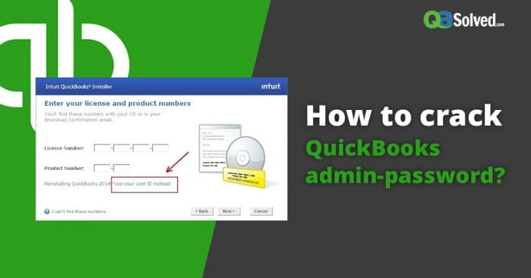 How to Crack QuickBooks Admin Password