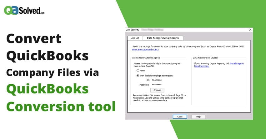 How to use QuickBooks Conversion Tool?