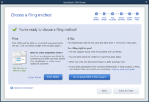 Choose a filing method