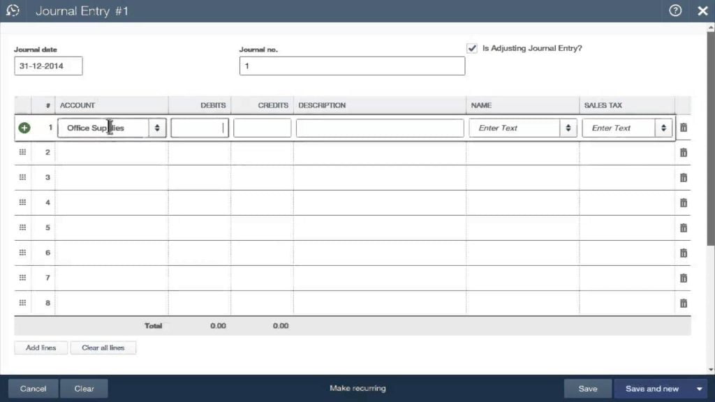How to Make a Journal Entry in QuickBooks Online? QAsolved