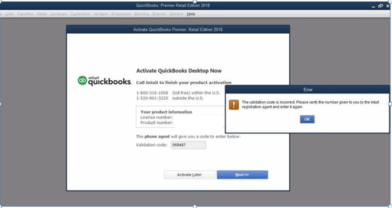 Quickbooks Pro Plus 2011 Validation Code Generator