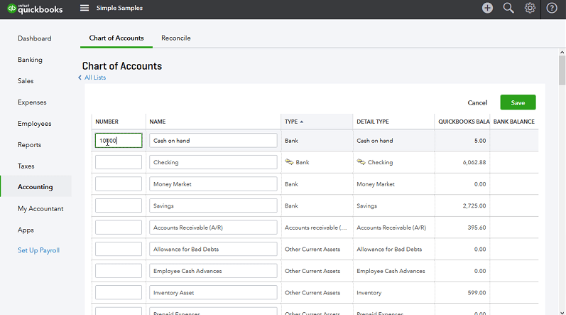 Add Your Bank Information to QuickBooks