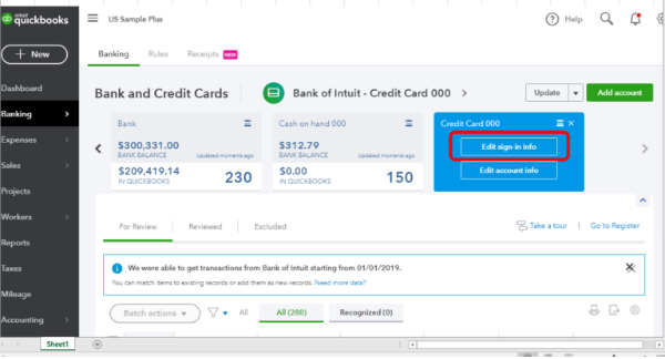 click on edit sign-in info