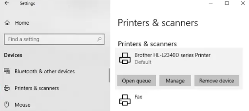 Select Printers & Scanners