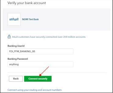 Verify your bank account