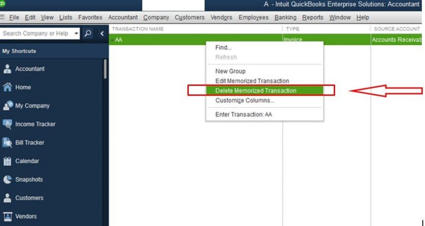 quickbooks memorized transaction list collapse quickbooks memorized transaction list collapse