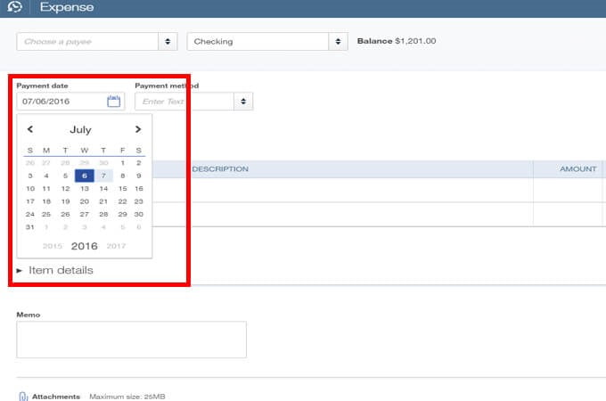 Payment Date (the date of purchase)