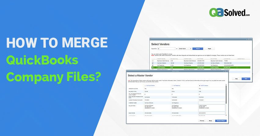 How to Merge QuickBooks Company Files?