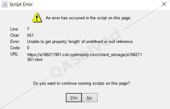 script error quickbooks