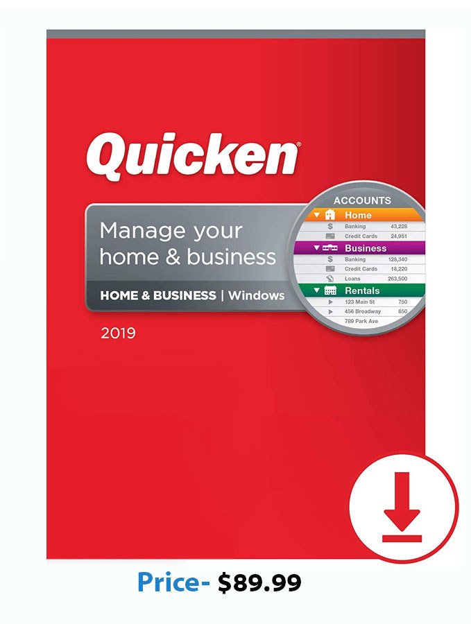 quicken home and business 2017 vs 2018