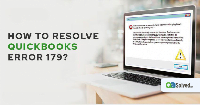 quickbooks error code 179