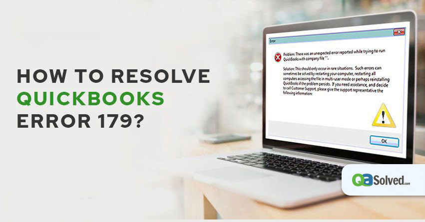 How to Resolve QuickBooks Error 179?