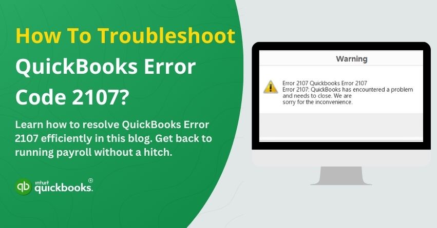 QuickBooks Error 2107