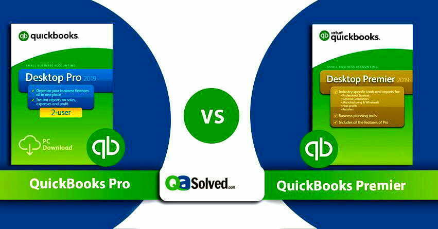 QuickBooks Pro vs Premier – A Complete Comparison