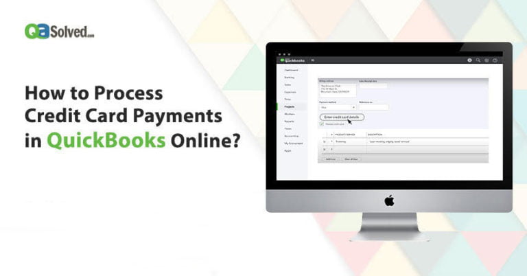 how to process credit card payments in quickbooks online