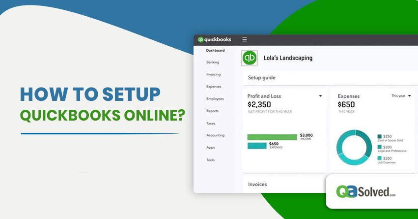 how to setup quickbooks online