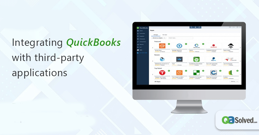What are the limitations while integrating QuickBooks with third party applications?