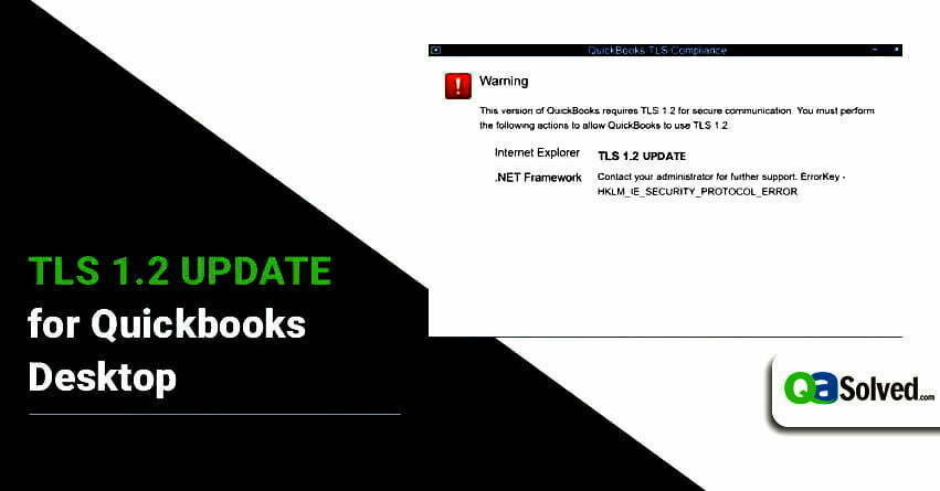 What is the TLS 1.2 Update for QuickBooks Desktop?