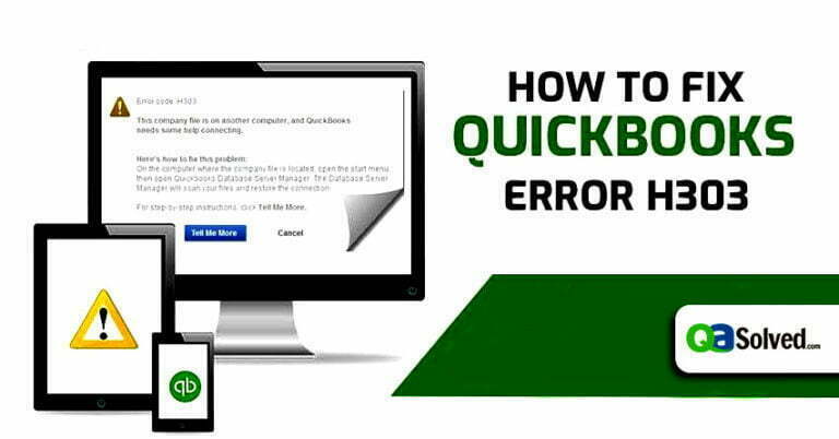 quickbooks error h303