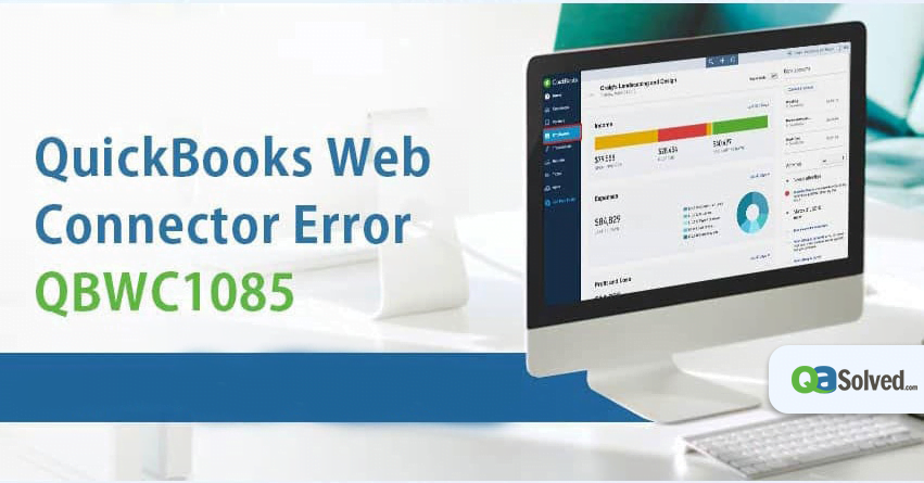 quickbooks web connector error 1085