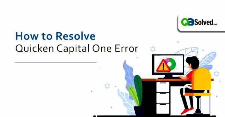quicken capital one error