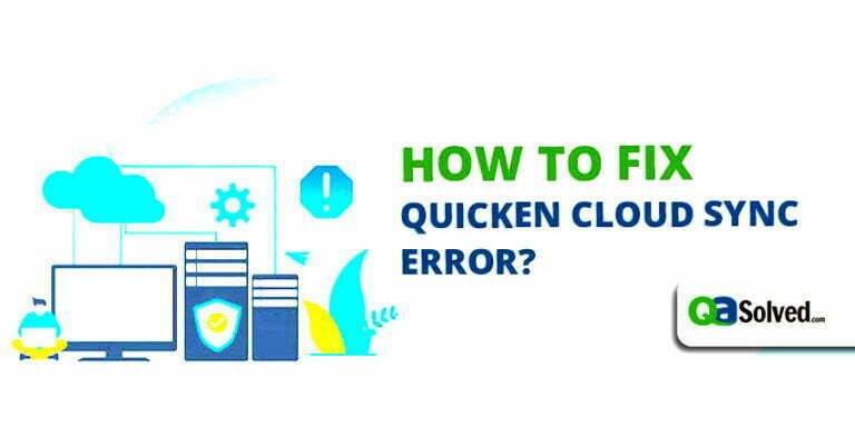 quicken cloud sync errors