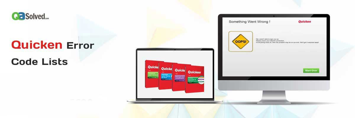 Complete List of Quicken Error Codes (2021) - QASolved